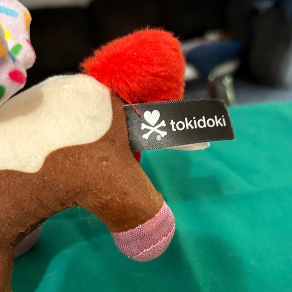 Tokidoki Rainbow Unicorn Plush - White, Brown, Pink - Picture 4 of 4